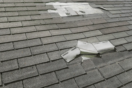 damaged roof